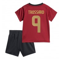Fotbalové Dres Belgie Leandro Trossard #9 Dětské Domácí ME 2024 Krátký Rukáv (+ trenýrky)
